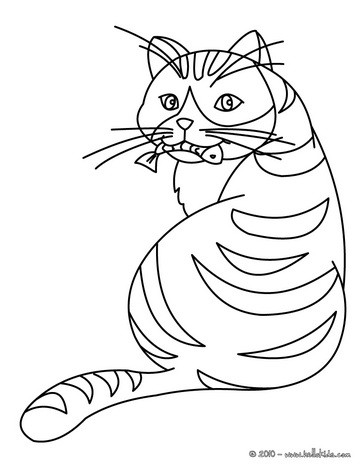 364x470 Kawaii Kitten Coloring Pages