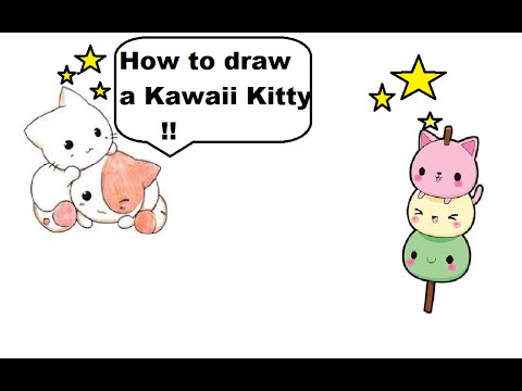 480x360 How To Draw A Kawaii Kitty Cat W Artistic Tiger