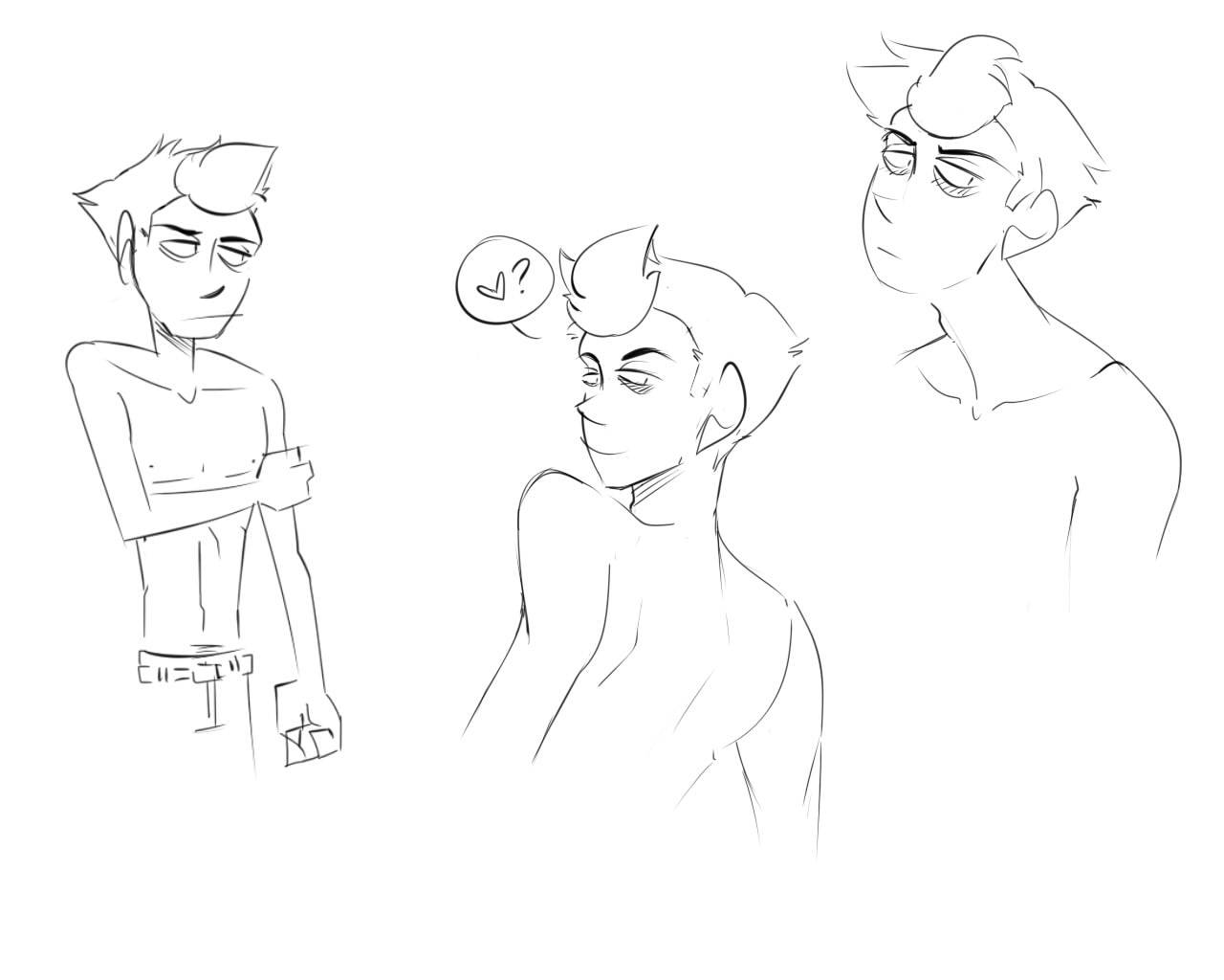 1280x1024 Just Keep Drawing I Just Wanted To Draw Him Shirtless, I Don'T