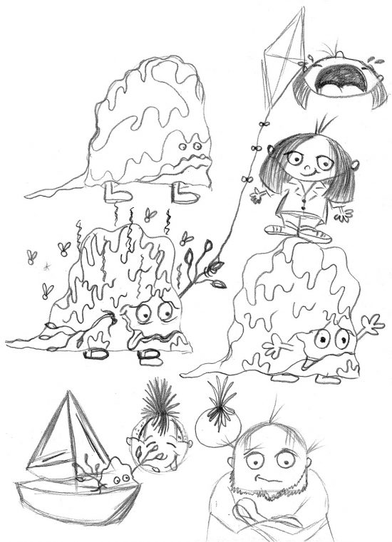 550x761 Let Me Keep My Monster Spud Picture Book Early Drawings