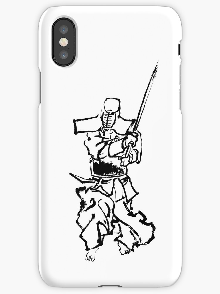 750x1000 Kendo Fighter Illustration Iphone Cases Amp Covers By Kendodesigns