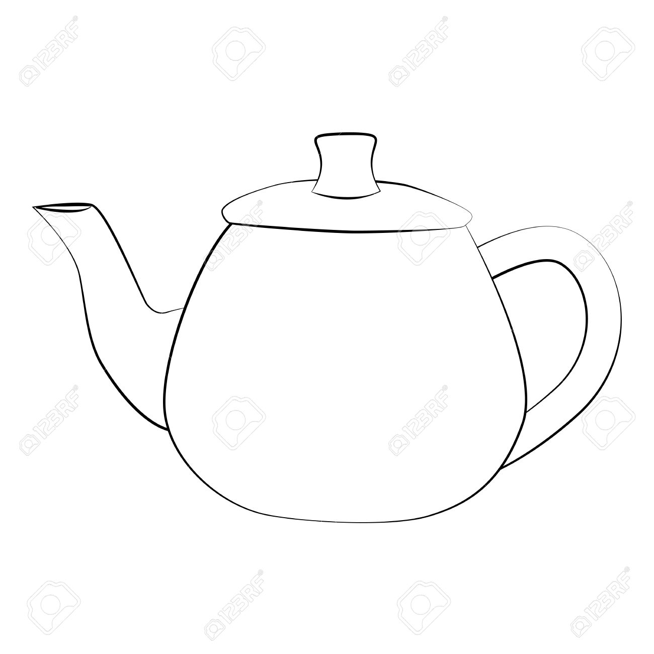 1300x1300 Kettle Clipart Outline