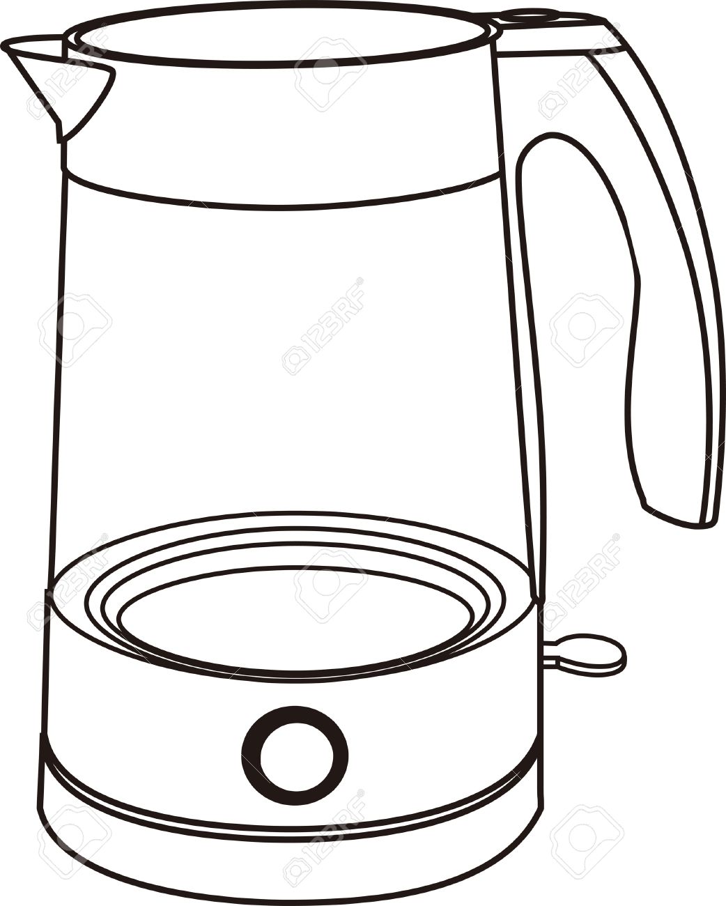 1042x1300 Pot Clipart Electric Kettle ~ Frames ~ Illustrations ~ Hd Images