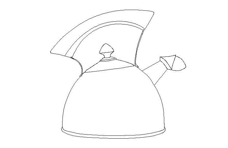 726x472 Gas Kettle Cad Block