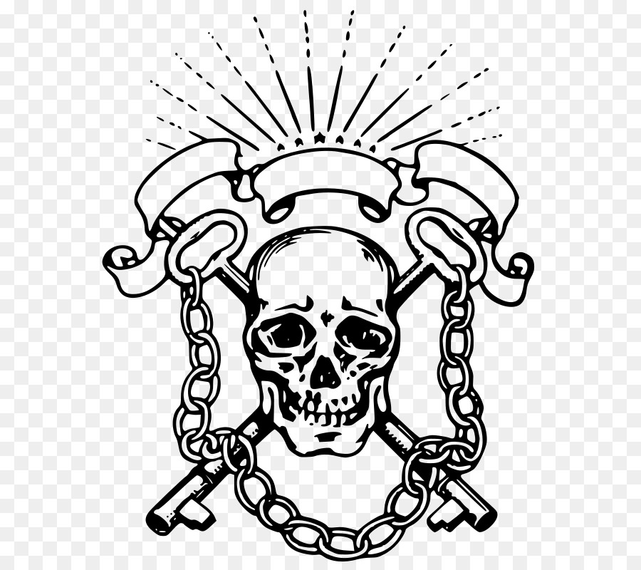 900x800 Skull Computer Keyboard Drawing Clip Art