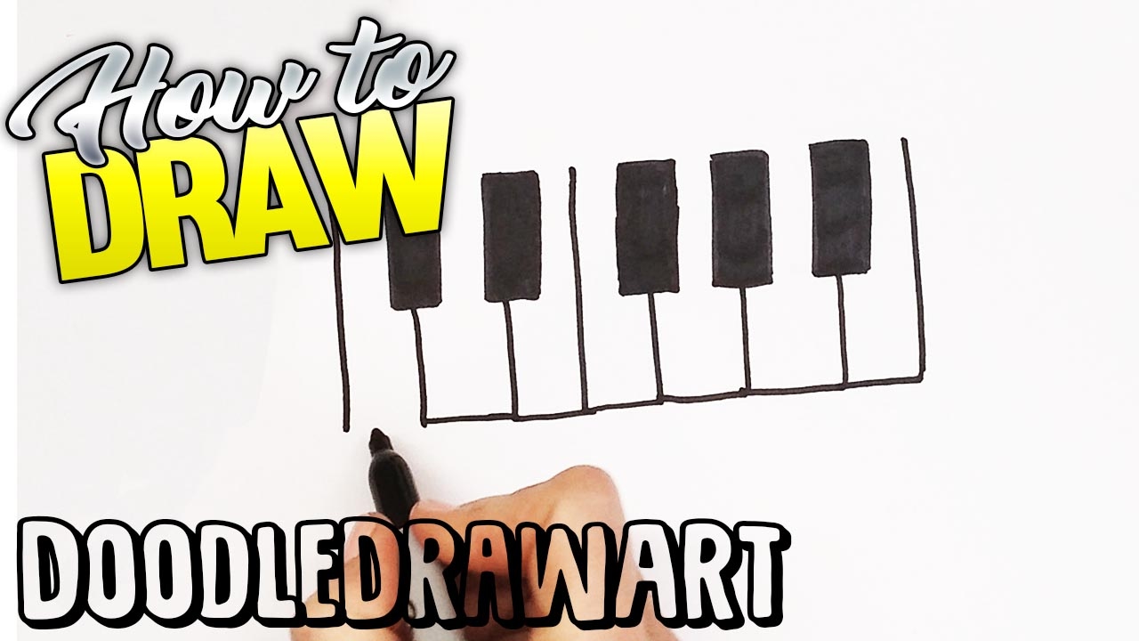 1280x720 How To Draw A Piano Keyboard Quick Draw! Step By Step Drawing