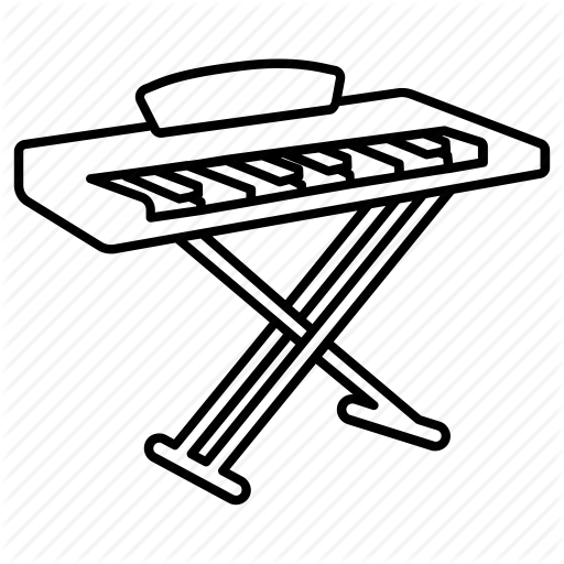 512x512 Collection Of Line Drawing Of Keyboard High Quality, Free