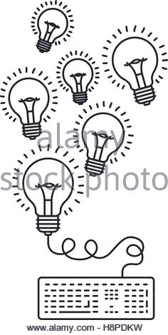 236x470 Bulb Keyboard Draw Icon. Big Idea Creativity Imagination