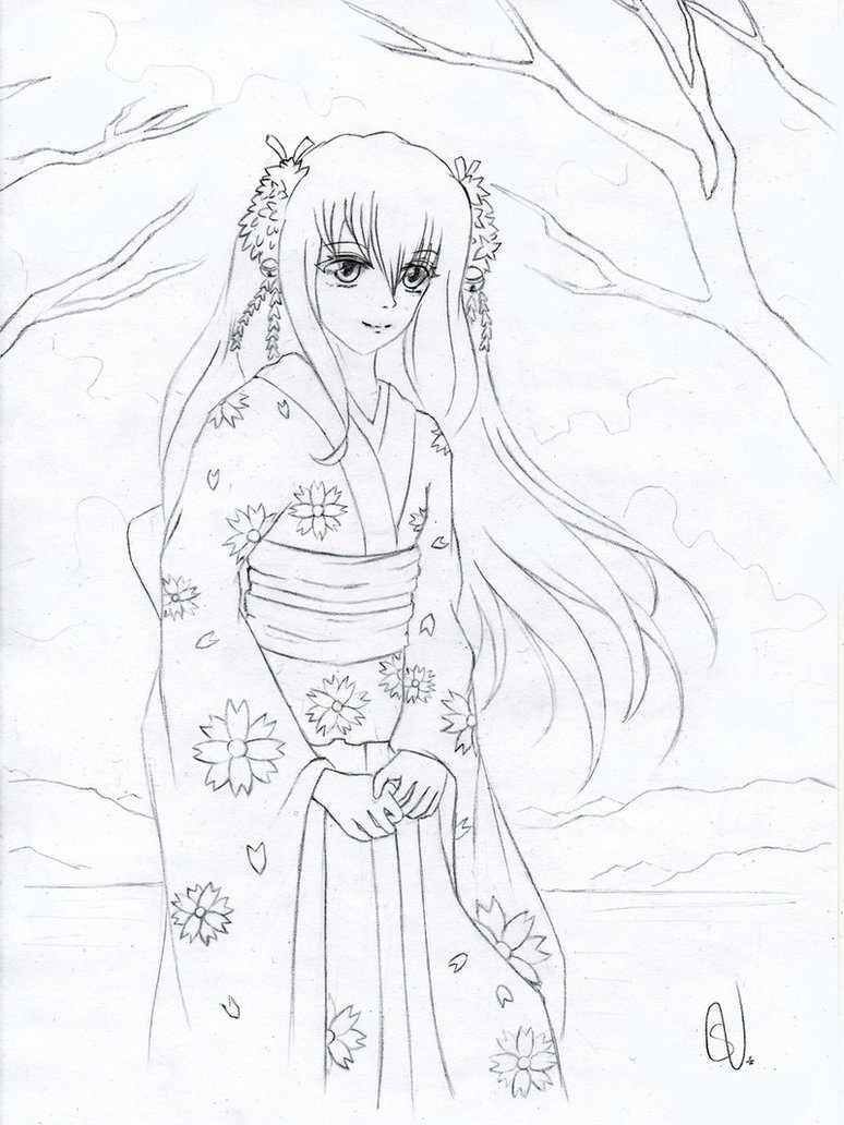 774x1032 Kimono Girl Nina By Phantasya Naos