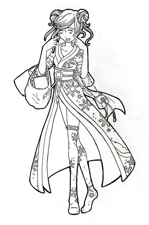 600x905 Shojo Beat Kimono Girl