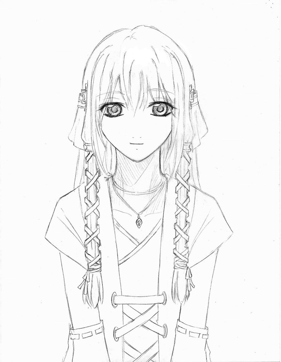 900x1160 Kimono Girl By Naisei