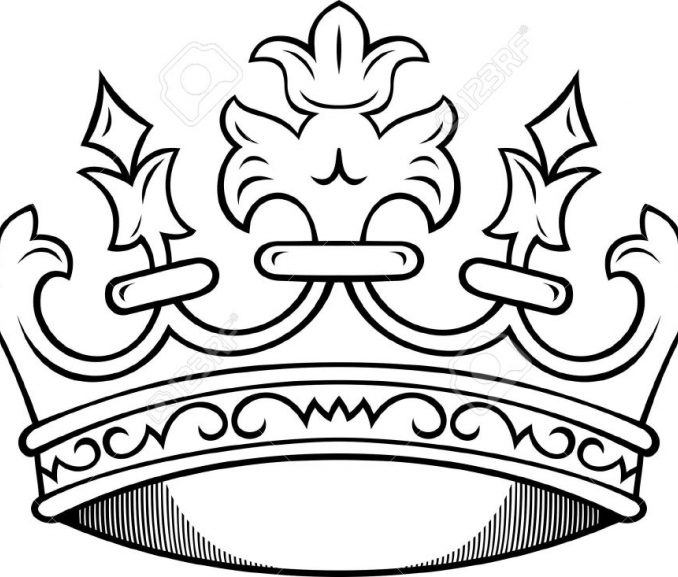 678x577 King Crown Drawing Easy Learn To Color The Children