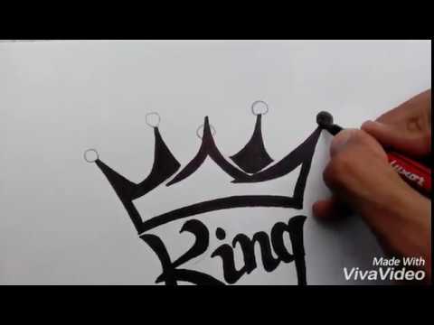 480x360 How To Draw King With Crown Easy Step In Fantastic Way