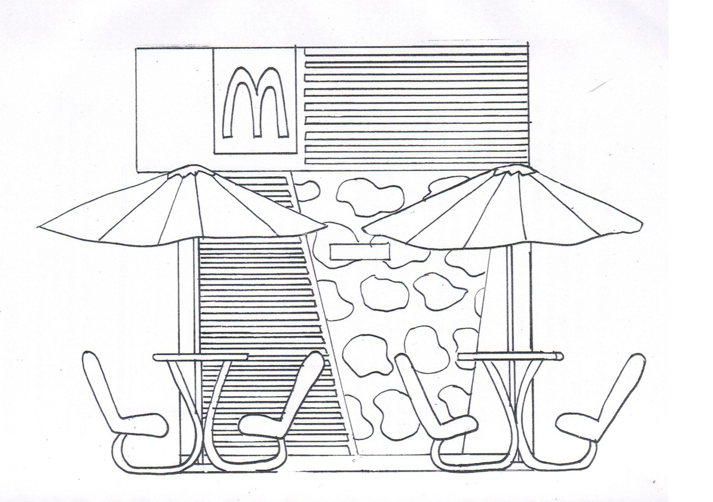 2480x1748 Elevation Of Kiosk (Kowloon Park) Sketch In Design