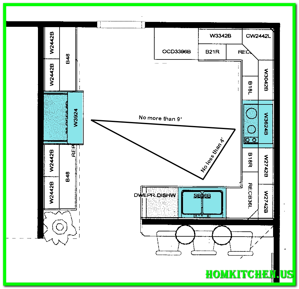 969x938 Kitchen Plans Layout Stairs Plan View
