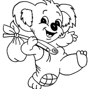 300x300 Wonderful Koala Coloring Pages Top 71 Free Pag