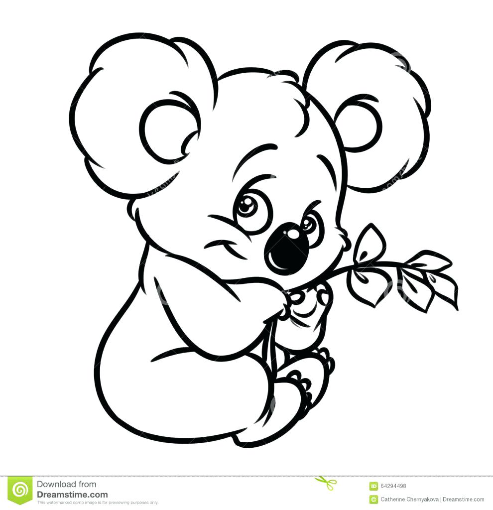 Koala Drawing Cute at GetDrawings | Free download