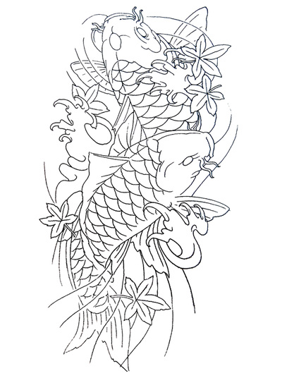 400x536 Collection Of Japanese Koi Fish Tattoo Drawing High Quality