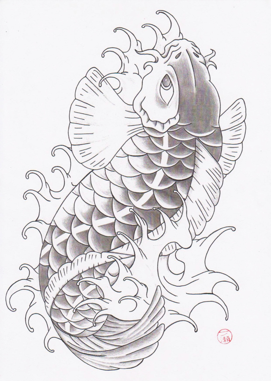 912x1280 Japanese Tattoo Drawings