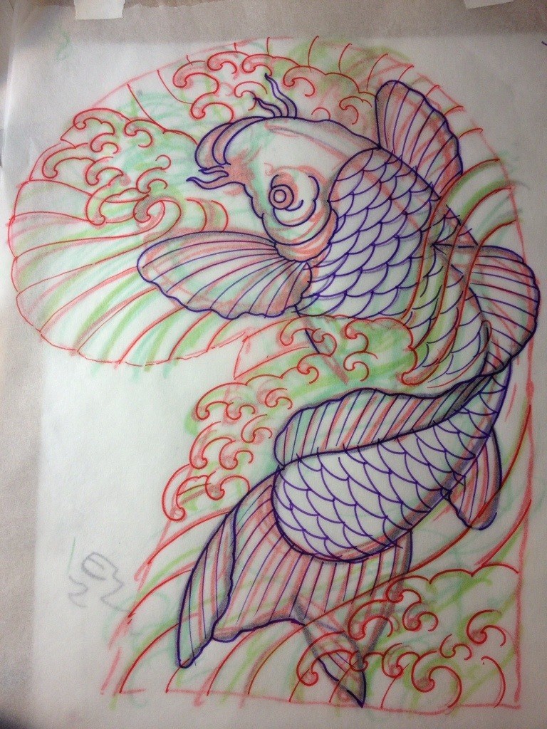 768x1024 Koi Fish Shaun Nel Shaun The African Art And Tattoos