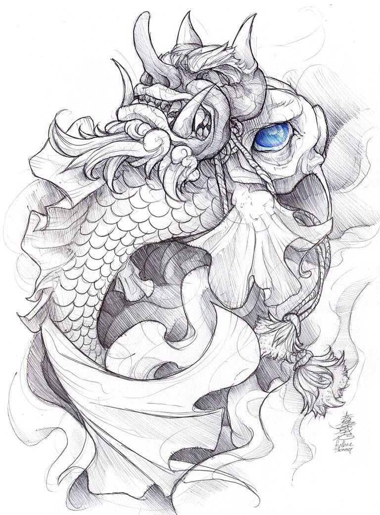 768x1039 Koi Fish! Revise It To Go With The Tribal Koi Fish Tattoo. Tat'S