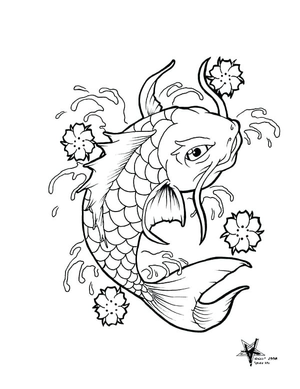 600x776 Japanese Koi Fish Tattoo Designs And Drawings Piercings On Koi