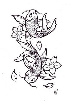 236x338 Koi Fish Tattoo Designs