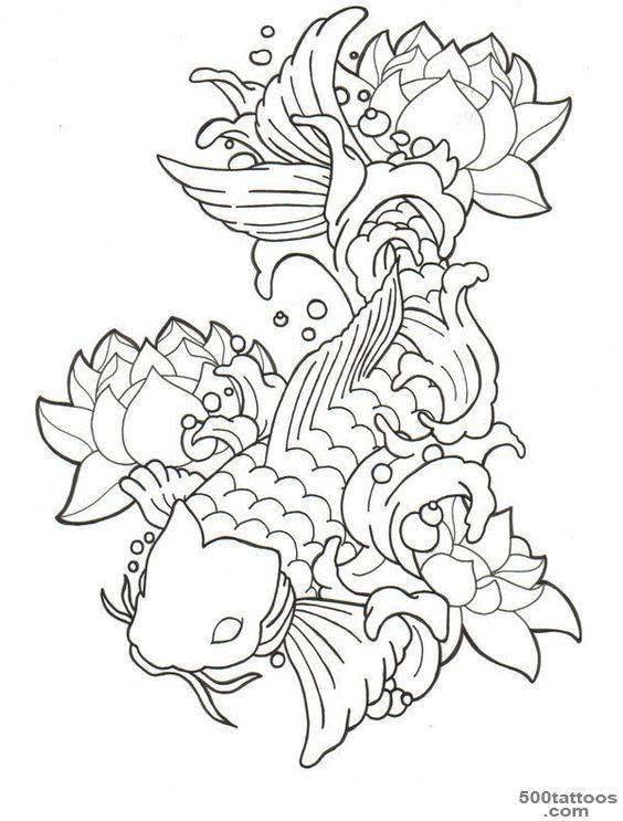 564x743 Koi Carp Tattoo Photo Num 12107