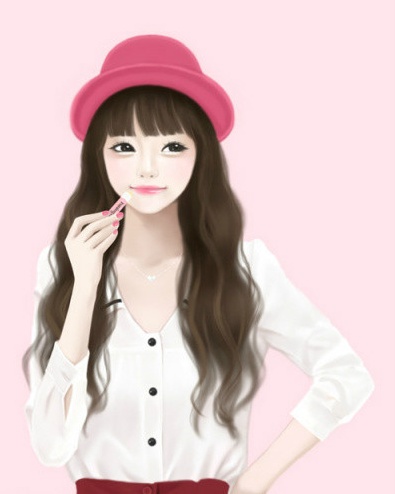 Korean Cartoon Girl Drawing at GetDrawings | Free download