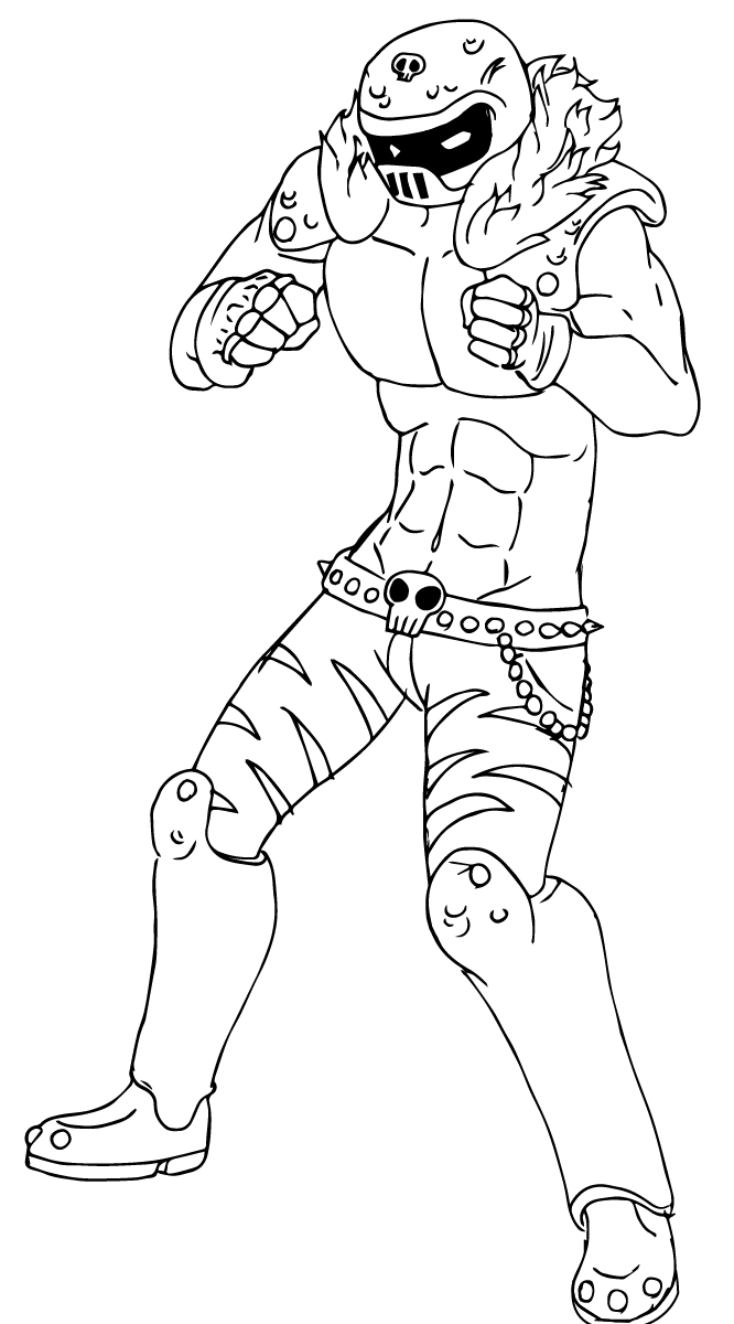 666x1200 Street Of Rage Ii Biker By Kyrie