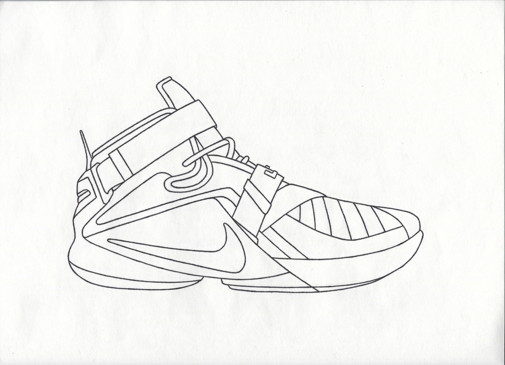 1000x722 Lebron 14 Drawing Sneakerclearance
