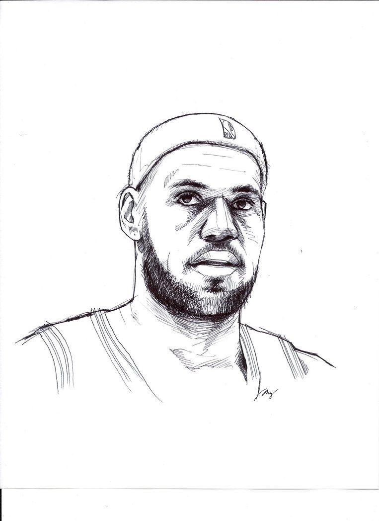 763x1048 Lebron James By Chummyboi Things To Draw Lebron