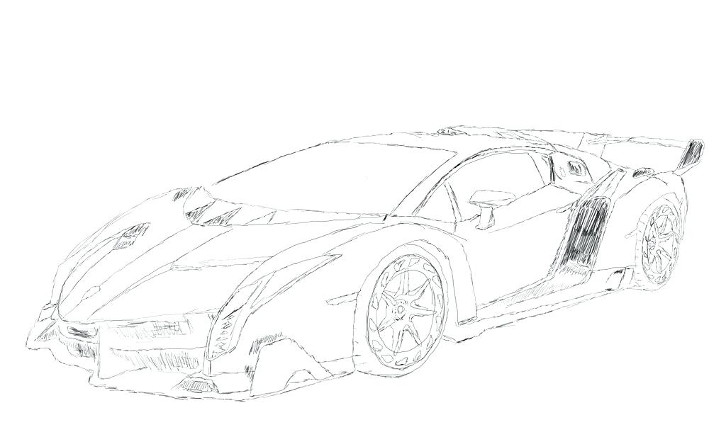 1024x610 Lamborghini Drawing Lamborghini Drawings