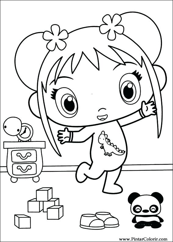 567x794 Ni Hao Kai Lan Coloring Pages To Print Drawings Paint Colour