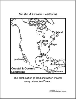 304x392 Worksheets Coastal Landforms (Elemupper Elem) Abcteach