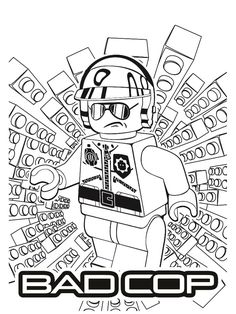 236x314 The Lego Movie Coloring Page, Lego Benny Printable Color Sheet