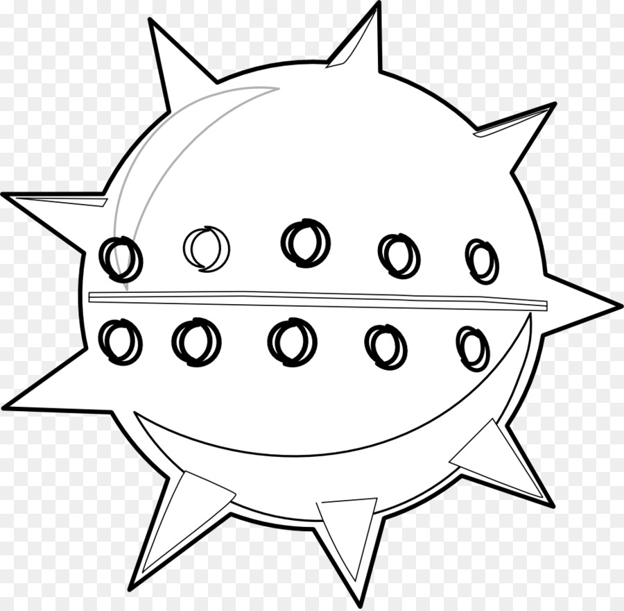 900x880 Black And White Sign Naval Mine Clip Art