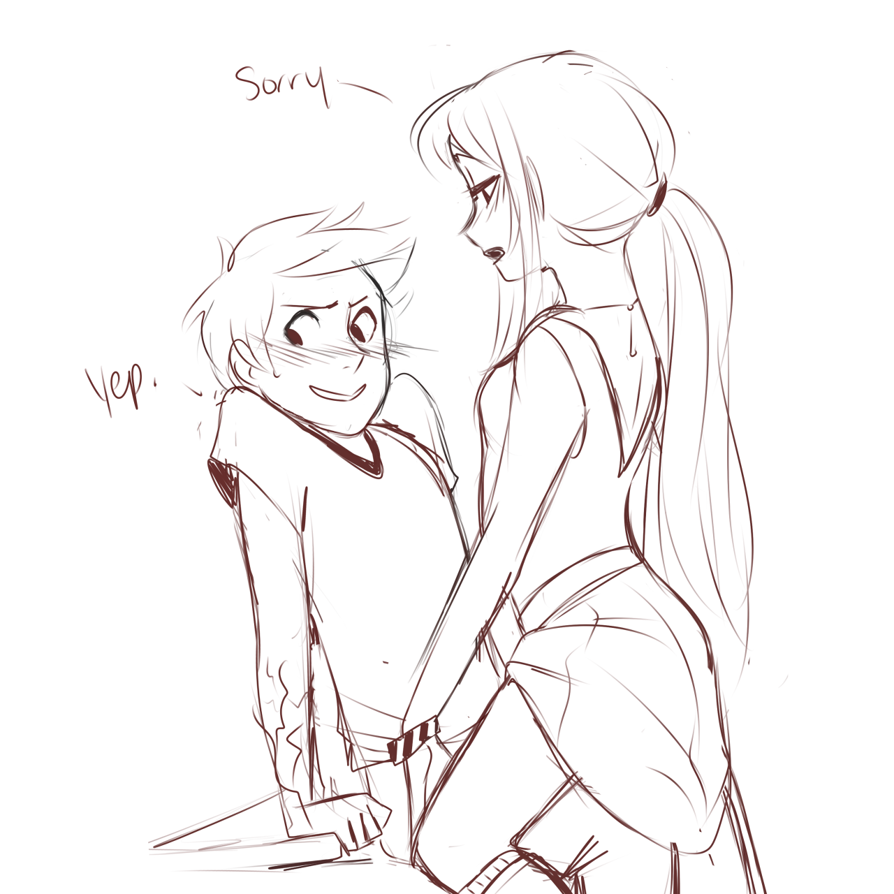 1280x1280 Drawn Dance Lap Dance