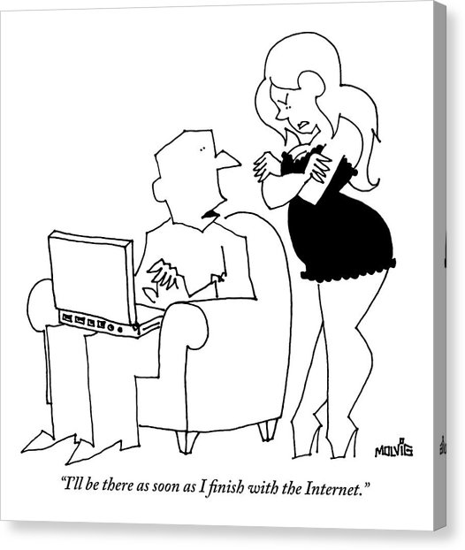 526x622 A Man Is Sitting With His Laptop In His Lap Drawing By Ariel Molvig