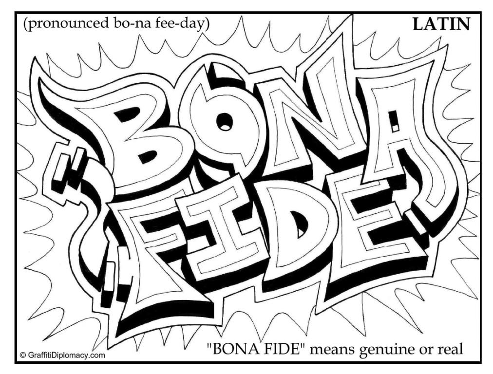1012x768 Multicultural Graffiti Free Coloring Pages