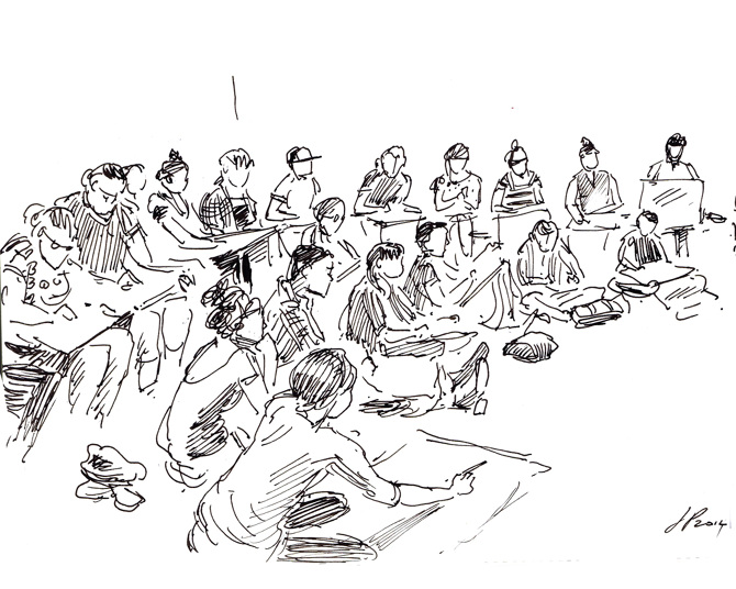 670x536 The Life Drawing Class