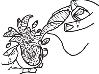 400x300 Latte Art Illustration By Conrad Altmann