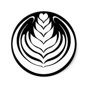 307x307 Latte Stickers Zazzle