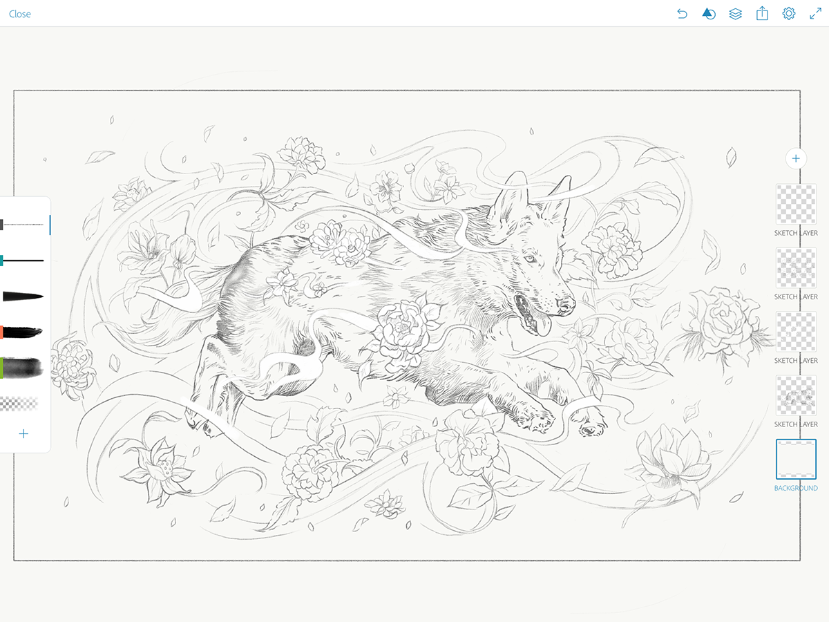 1200x900 Adobe Chinese New Year 2018 Illustration On Behance