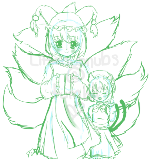 500x510 Littlenubnubs 1 Layer Drawing Progress