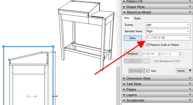 809x440 Sending A Drawing From Sketchup Make To Layout