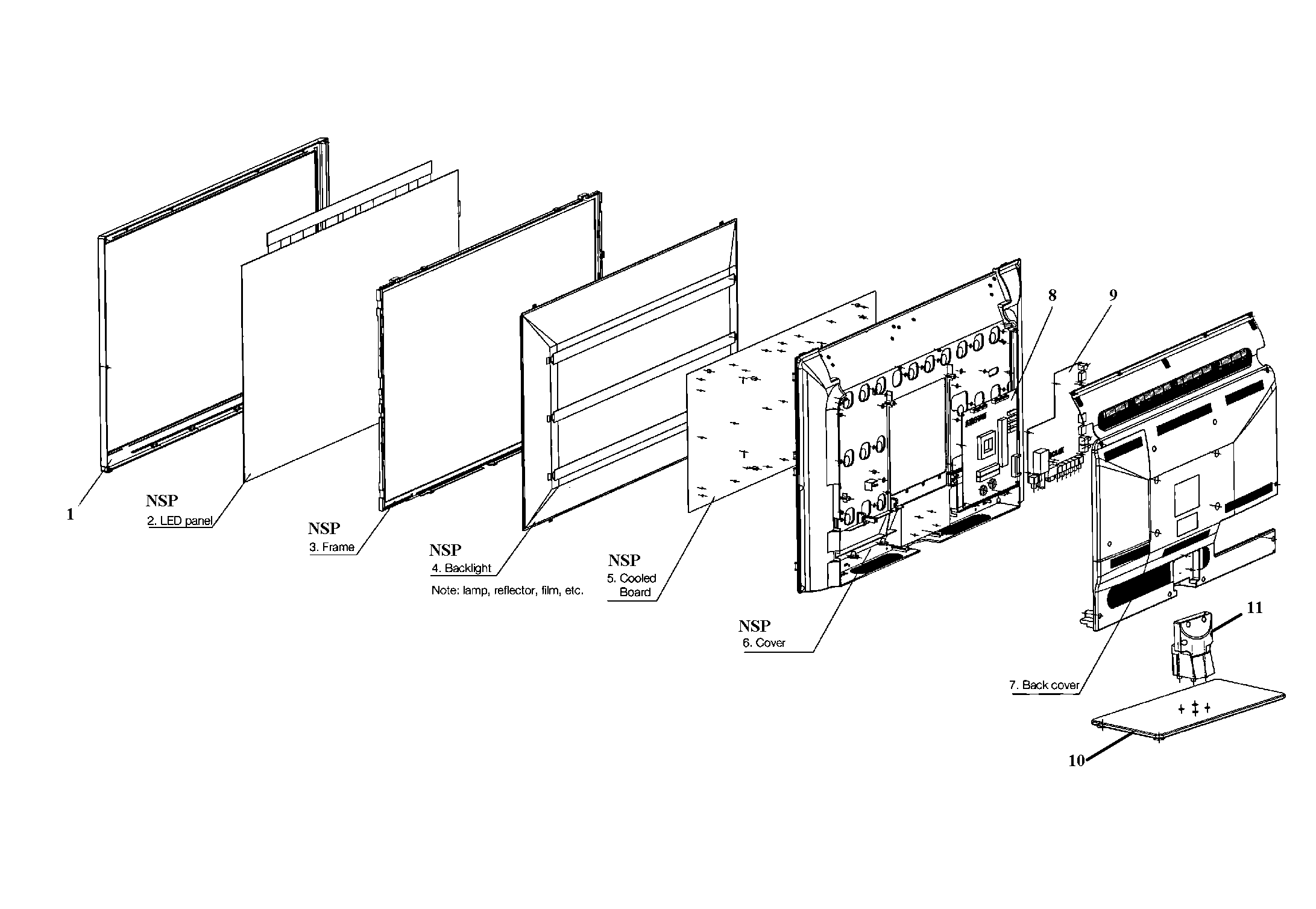 2183x1508 Rca Model Led32b30rqd Lcd Television Genuine Parts