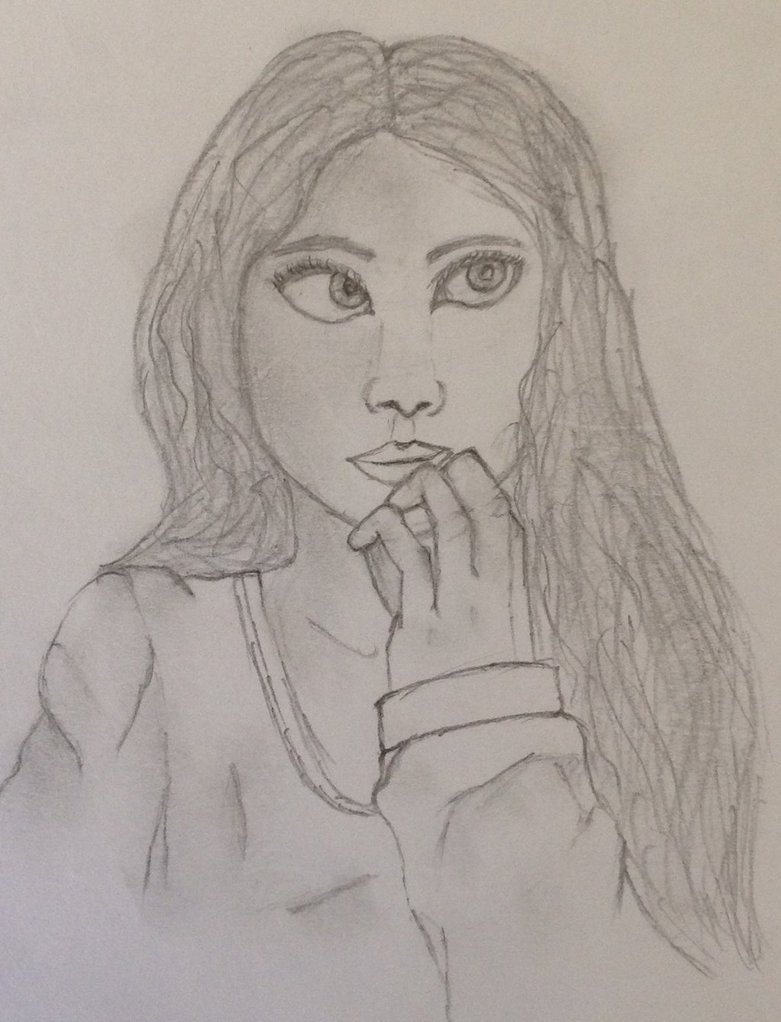 781x1022 Lead Drawing Of A Person By Chikoritasforest