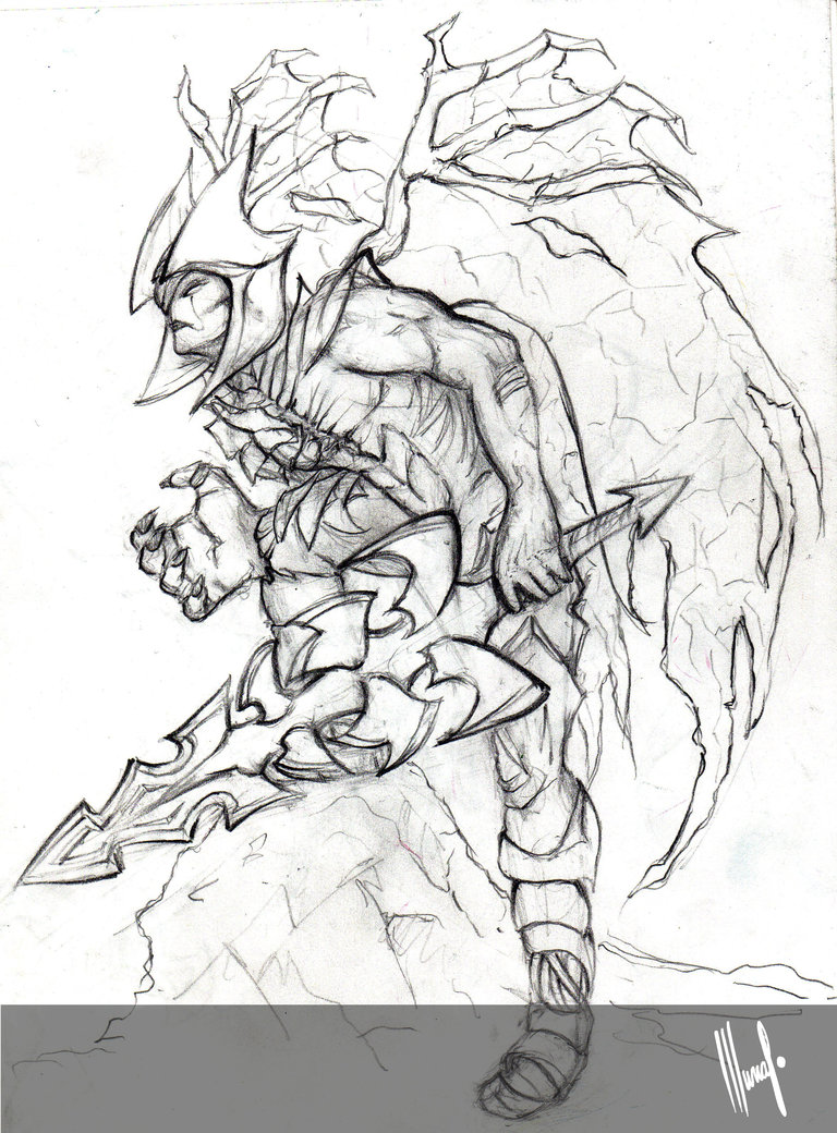 768x1040 Practice Challenge League Of Legends Aatrox By Mumuchi