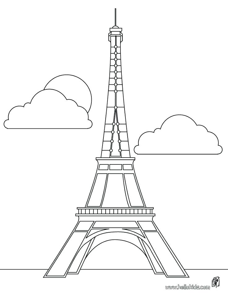 736x951 Leaning Tower Of Pisa Coloring Page Many Interesting 3 Fuhrer